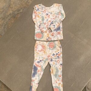 Angel Dear Pastel Tie-Dye Pajama Set